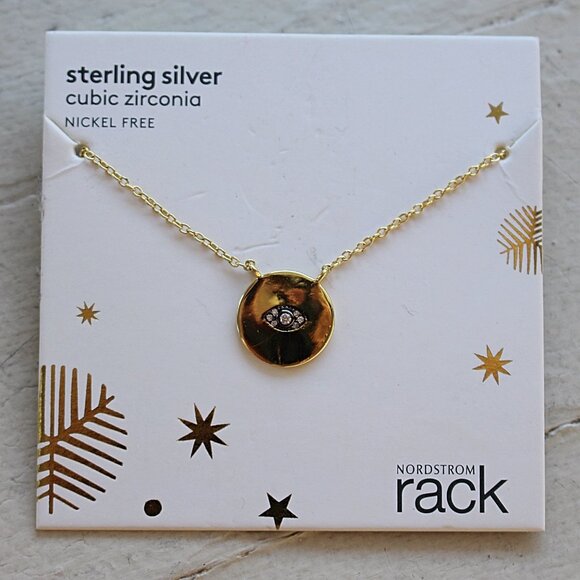 New in Package - Nordstrom Rack "Evil Eye" Pendant - 925 Sterling - Picture 2 of 5